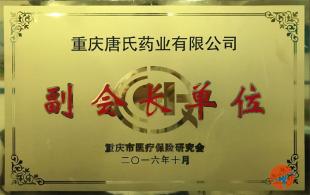 重庆市医疗保险研究会副会长单位